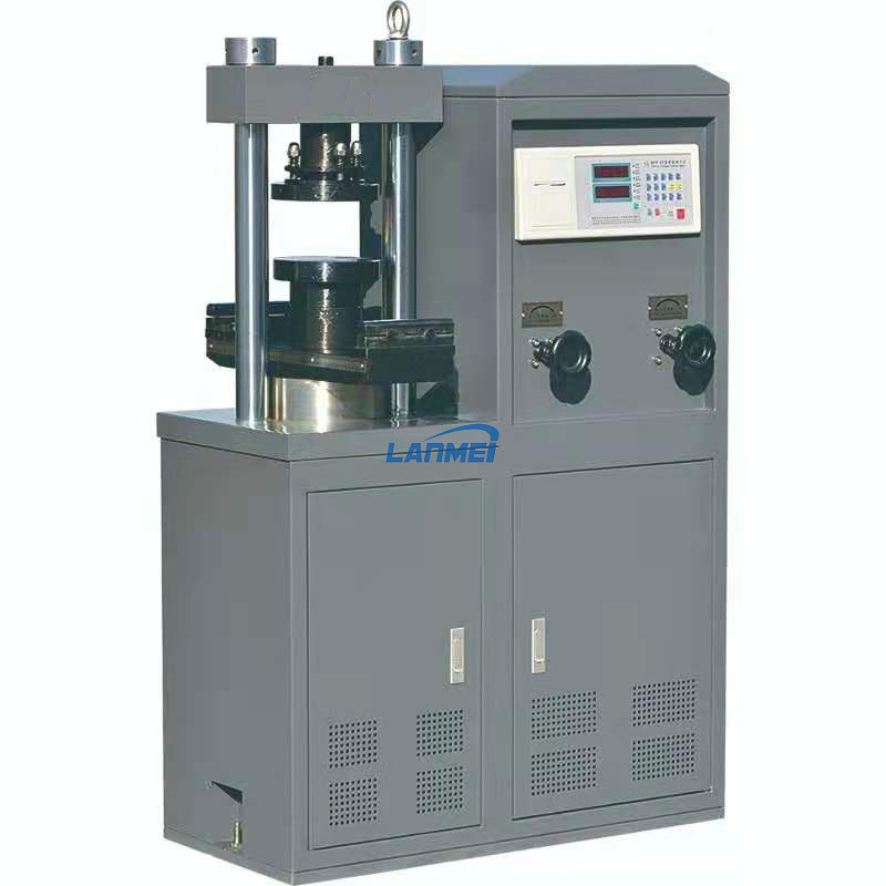 Máquina de teste de compressão de controle de computador