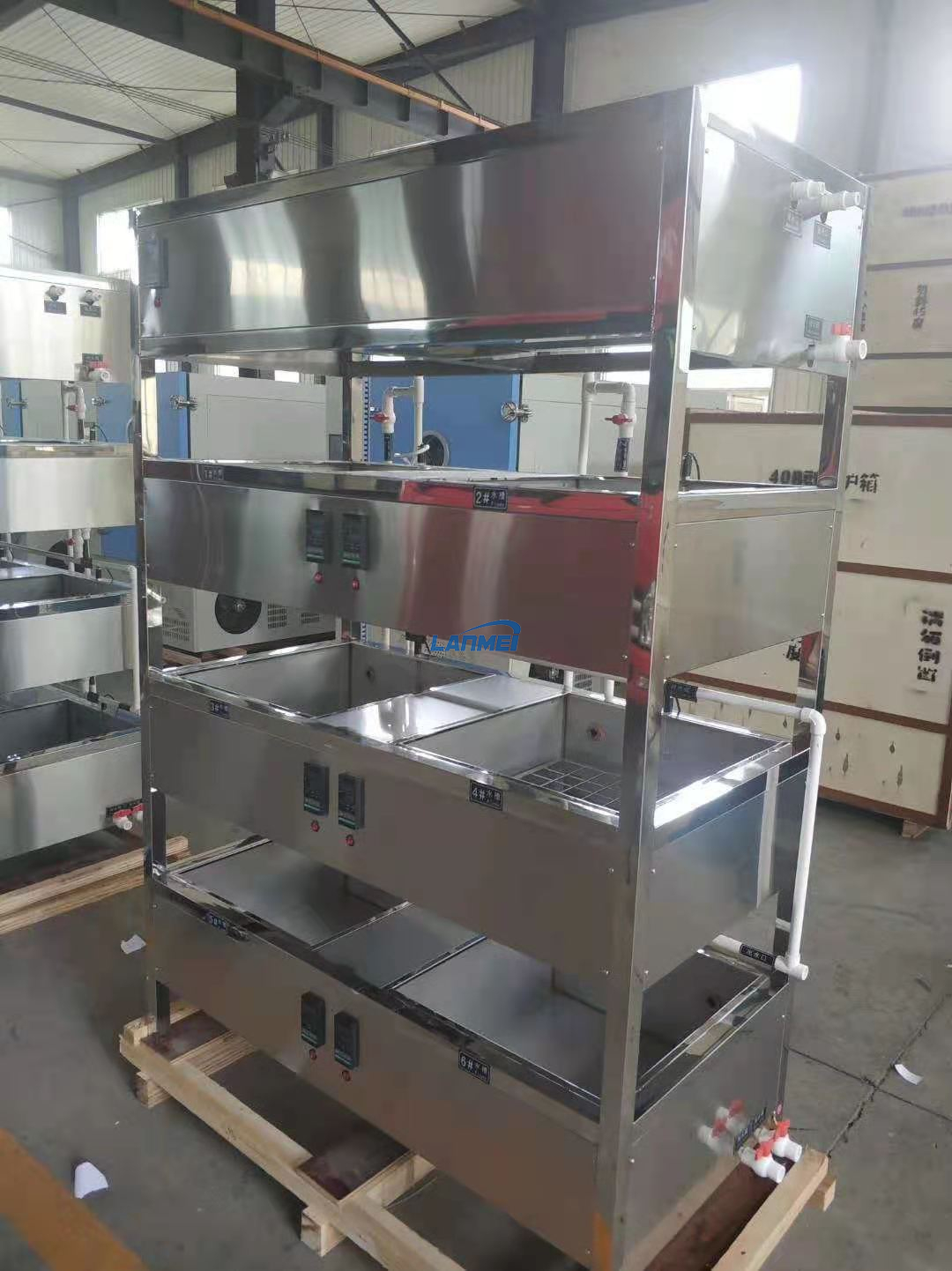 Banho de curagem de cimento com unidade de refrigerador