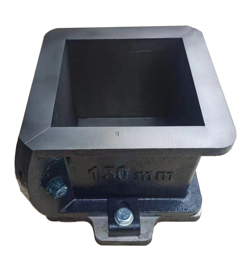 Molde de teste do cubo do cimento de aço