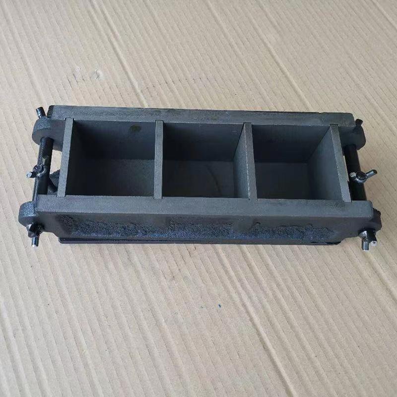 Concreto 100mm três gangue molde de teste do cubo de ferro fundido