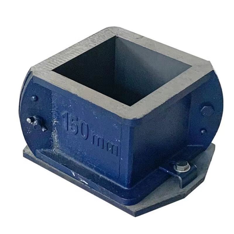 Molde de bloco de construção de concreto de ferro fundido 150mm Molde de cubo de concreto