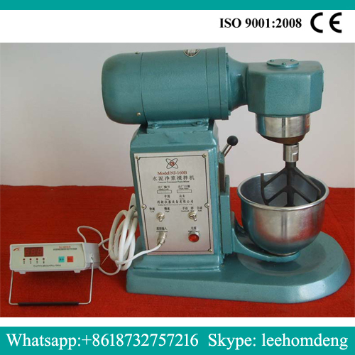 China Mixer laboratório Mixer pasta cimento