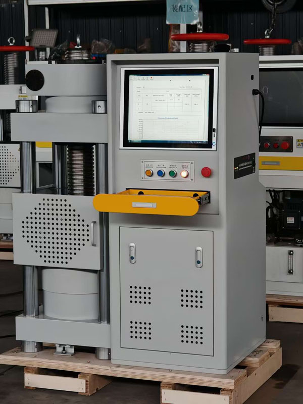 Testadores de compressão automáticos padrão para cubo e cilindros
