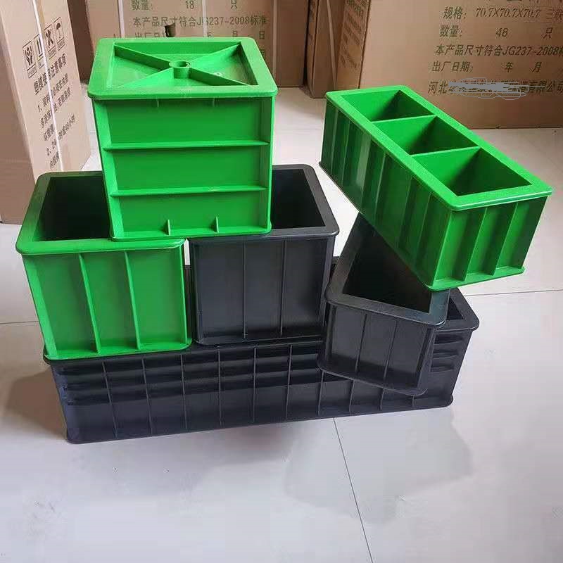 ABS plástico concreto plástico concreto cubo molde de teste