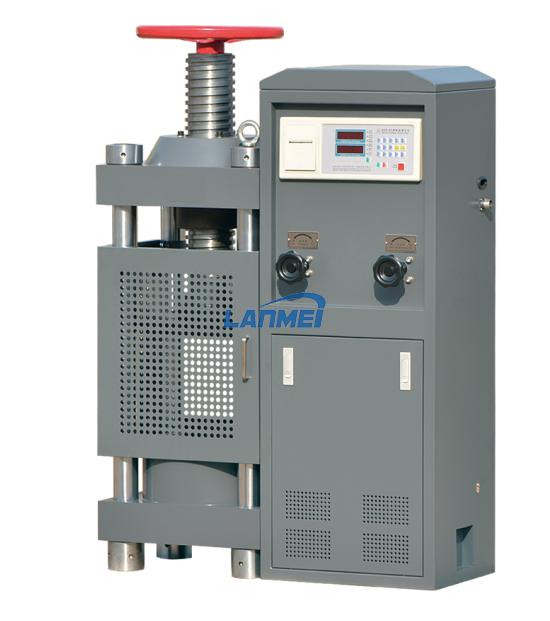 Máquina de teste de resistência à compressão de concreto de tijolo digital 2000KN