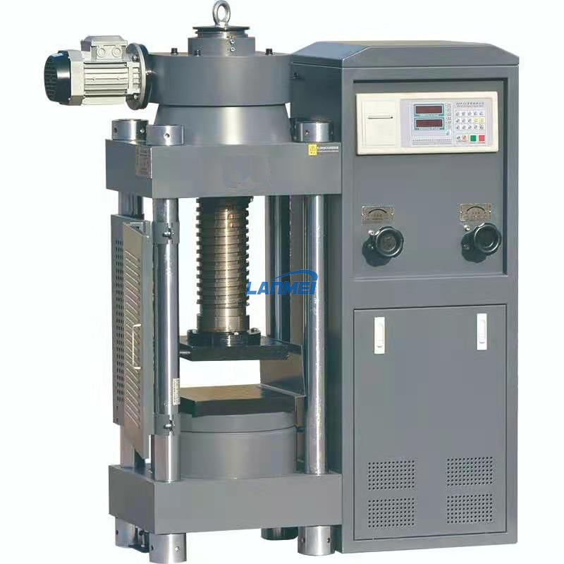 Máquina de teste de resistência à compressão do bloco de concreto manual 200TON