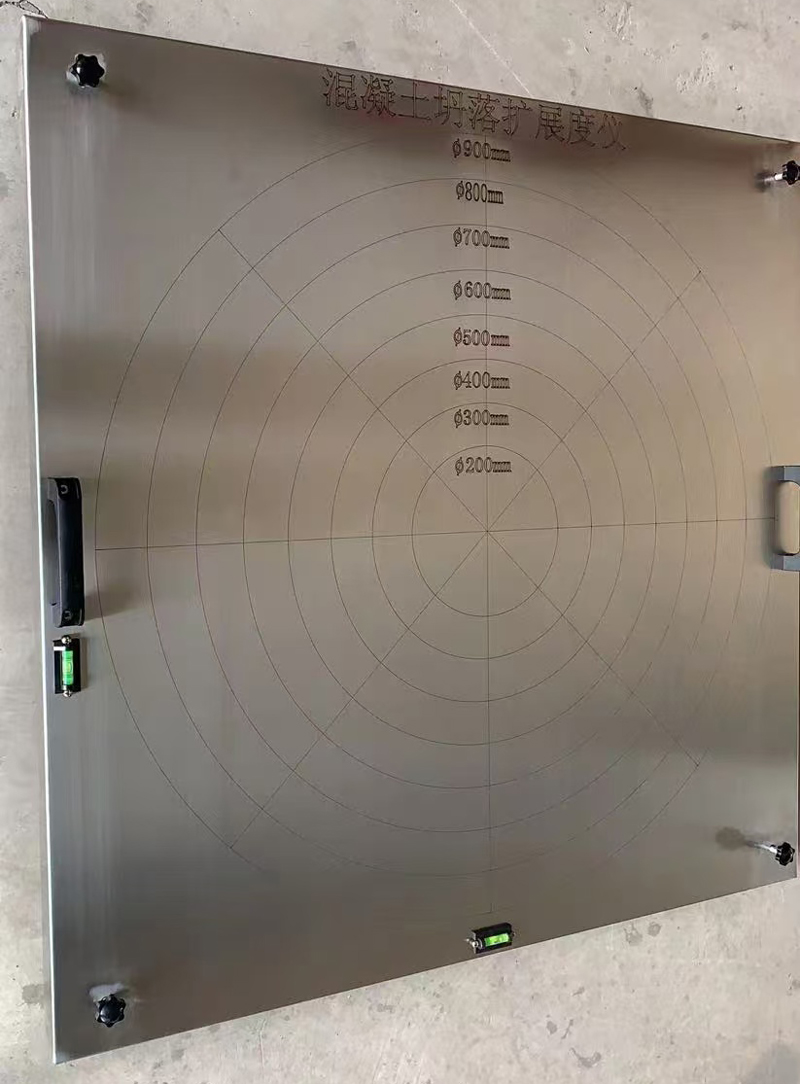 Concreto Cimento Auto Compactando Aparato de Teste de Fluxo de Slump