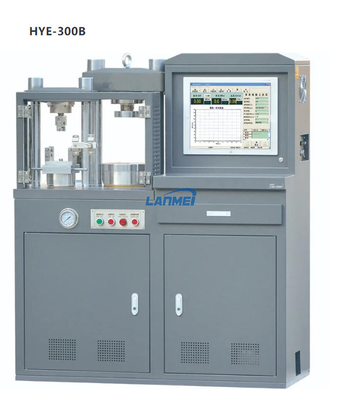 Compressão de cimento e máquinas de teste flexíveis