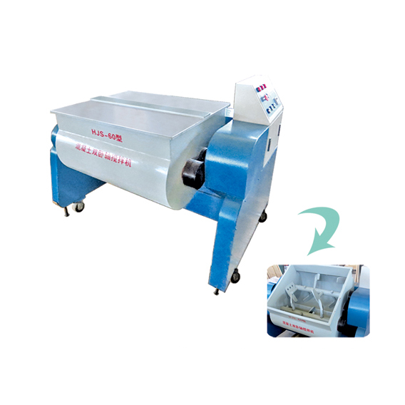 Mixer de eixo gêmeo de teste de concreto de uso de laboratório