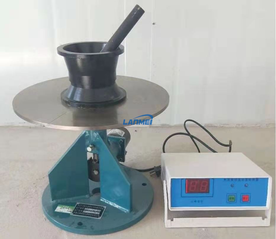 Máquina de teste de tabela de fluxo de teste de consistência de morteiro de cimento,Medidor de vibração de cimento