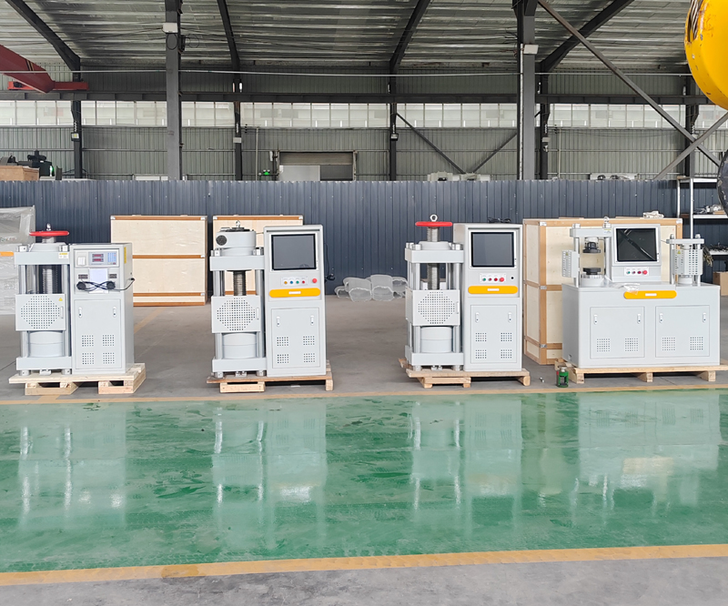 Máquina de imprensa de concreto 2000knk para teste