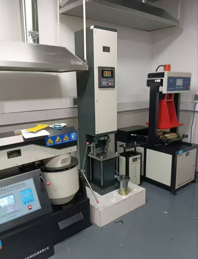 Instrumento de compactação de laboratório de asfalto Marschel