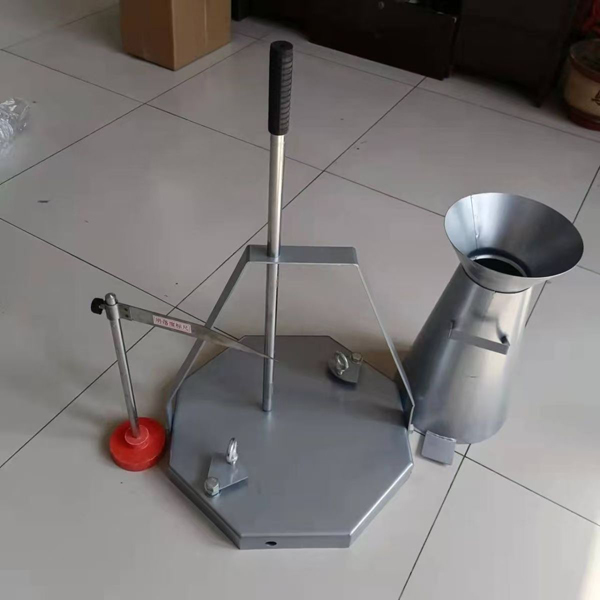 Conjunto de testes de cone de queda laboratório de concreto