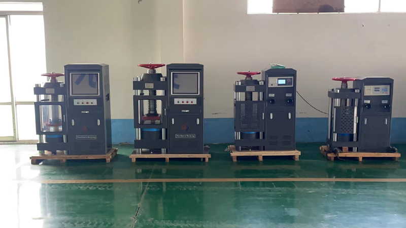 Máquina de teste de compressão universal concreto
