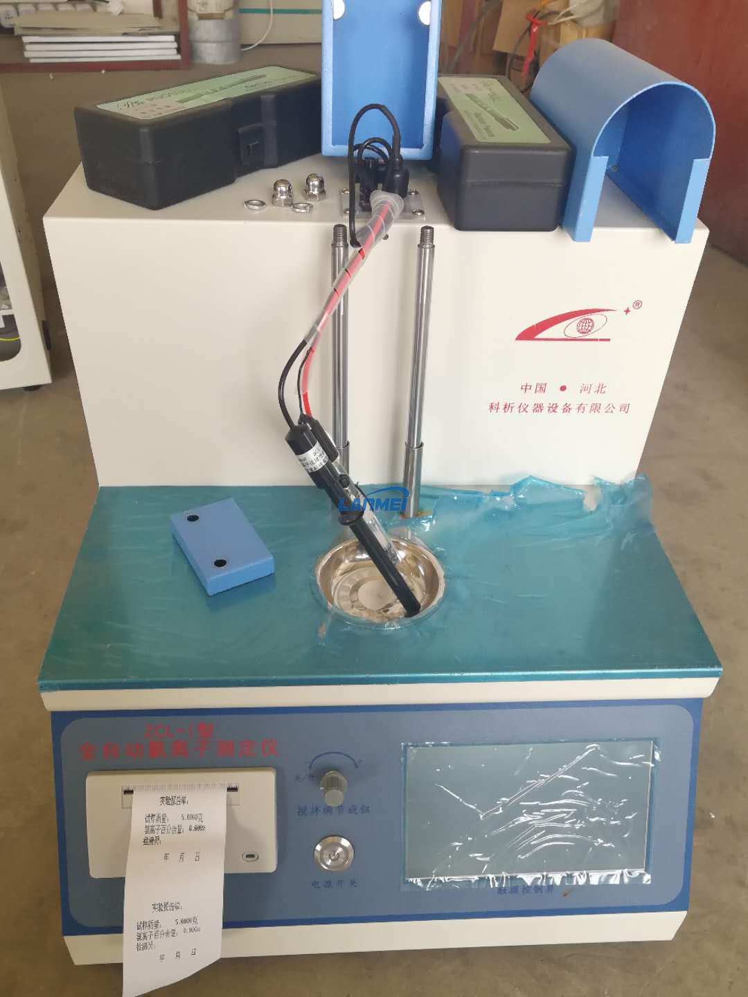 medidor de íons de cloro automático