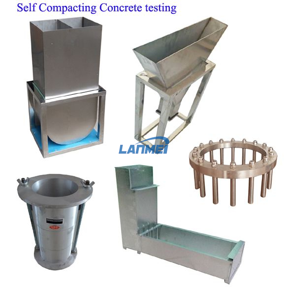 Conjunto completo de equipamentos de concreto auto-compacto