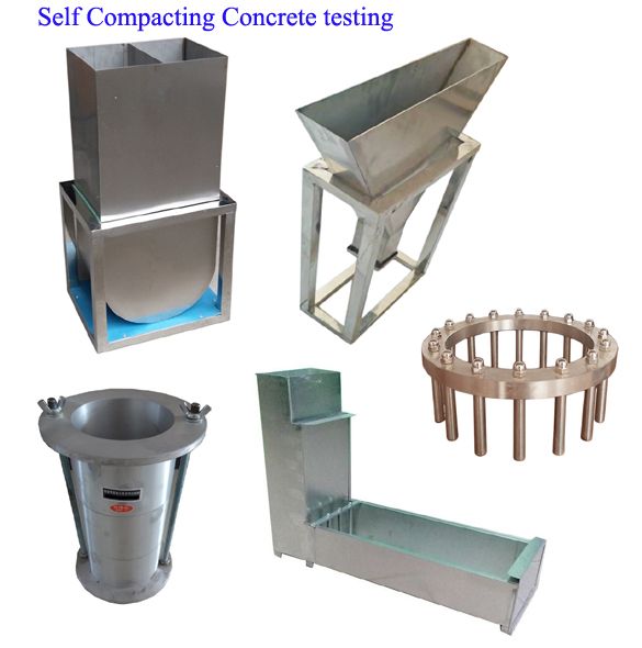 Conjunto completo de equipamentos de concreto auto-compacto