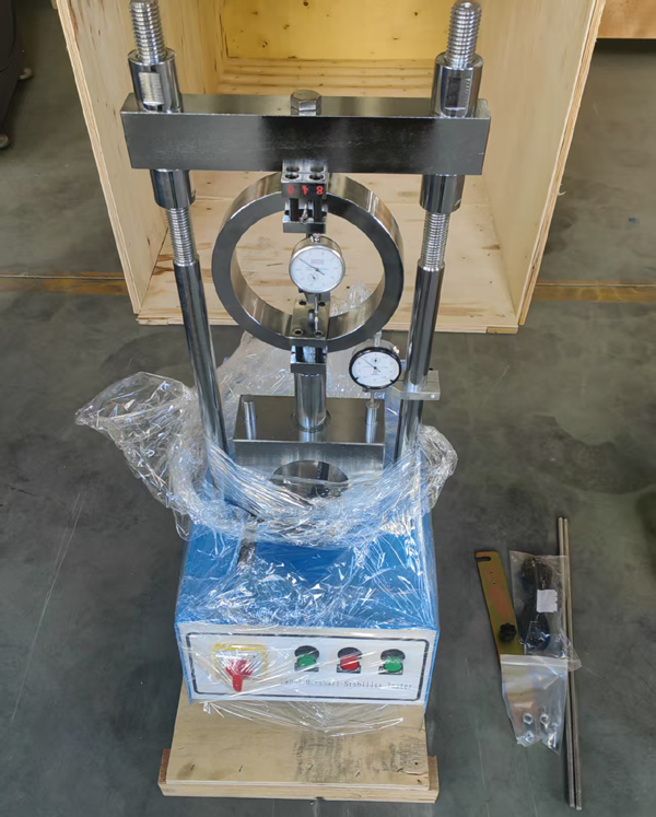 Teste de rolamento de laboratório (CBR)