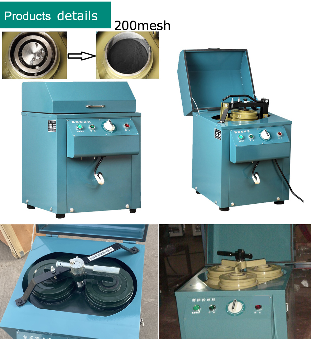 Pulverizador de amostra de minério de laboratório